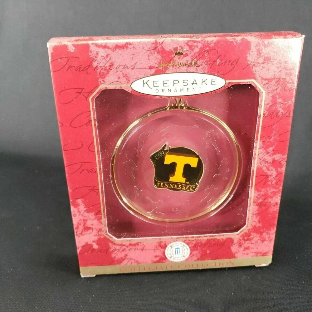 Hallmark Tennessee Volunteers Vols Football Ornament College Collection 2000 Vtg